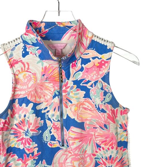 Lilly Pulitzer Skipper Sleeveless Tunic Dress Bennett Blue Bay Dreaming Small - Picture 4 of 8